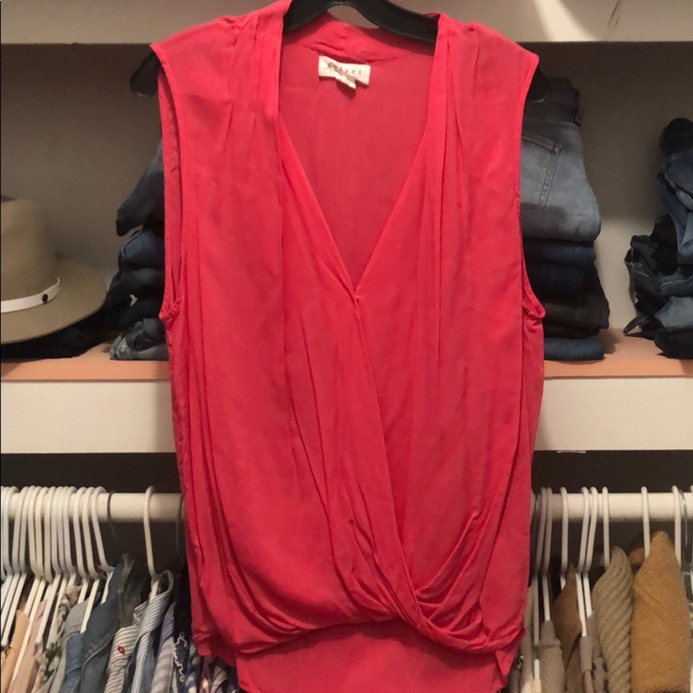 Velvet Gauzy Crossover tank